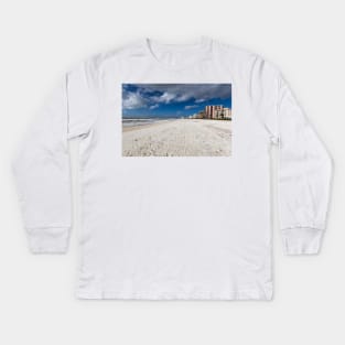 Marcos Island Beach - Gulf Coast, Florida Kids Long Sleeve T-Shirt